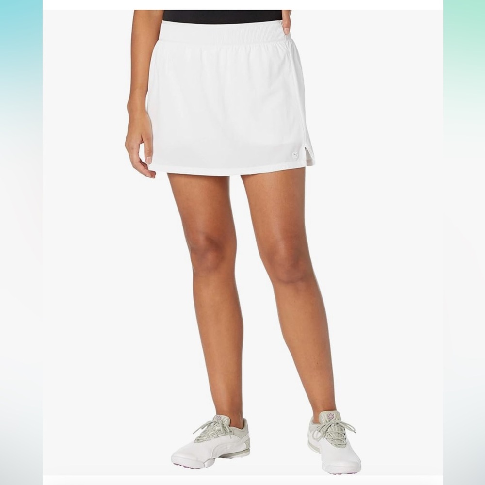 Puma NWT White Golf Pickleball Tennis Athletic Athleisure Power Shape Skort XL